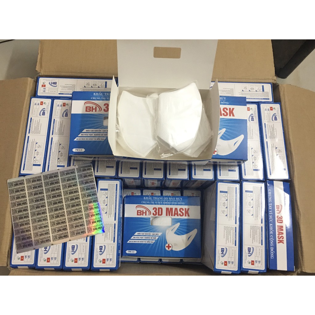 Khẩu Trang 3D Mask Kháng Khuẩn Masuji Xuân Lai Công Nghệ Nhật Bản Hộp 50 Chiếc Êm Tai Ôm Mặt | BigBuy360 - bigbuy360.vn