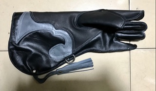 Găng 3 lớp da bò thật dài 40cm,