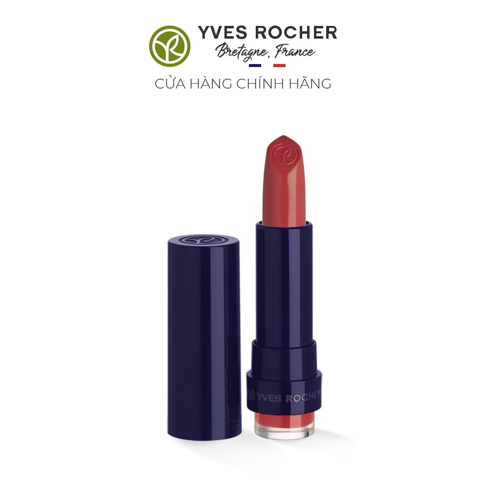 Son Môi Yves Rocher Rouge Vertige Brilliant Satin Lipstick 53 Coral - 3.7g