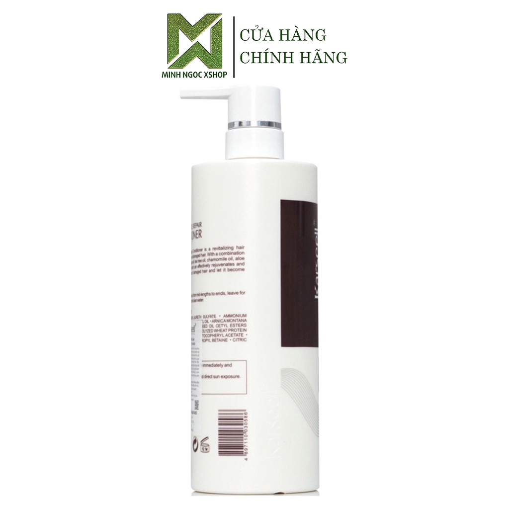 Dầu xả phục hồi siêu mượt chuẩn salon KARSEELL Maca 800ml