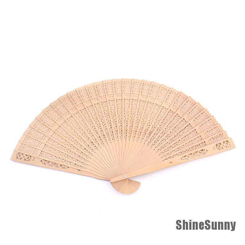 Quạt Gỗ Tre Cầm Tay Phong Cách Cổ Điển