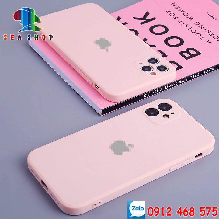 Ốp lưng iPhone CHỐNG BẨN VIỀN VUÔNG - iPhone XS, XS Max, 11 Pro Max, 12 Pro Max - Nhựa dẻo-Có lót nhung | BigBuy360 - bigbuy360.vn