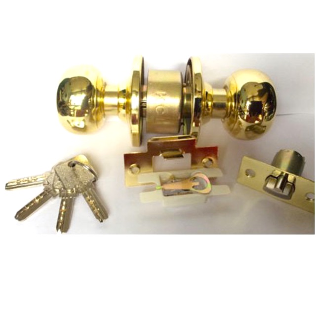 Khoá tay nắm tròn Lock 5791PB Màu vàng bóng