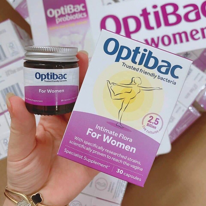 Men vi sinh Optibac tím  - 30 viên