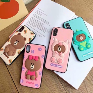ỐP GẤU NỔI SILICONE - CASE IPHONE