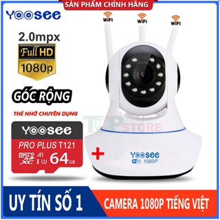Camera YooSee 3 Râu 1080P FHD Quan Sát Rõ Nét Ngày Đêm