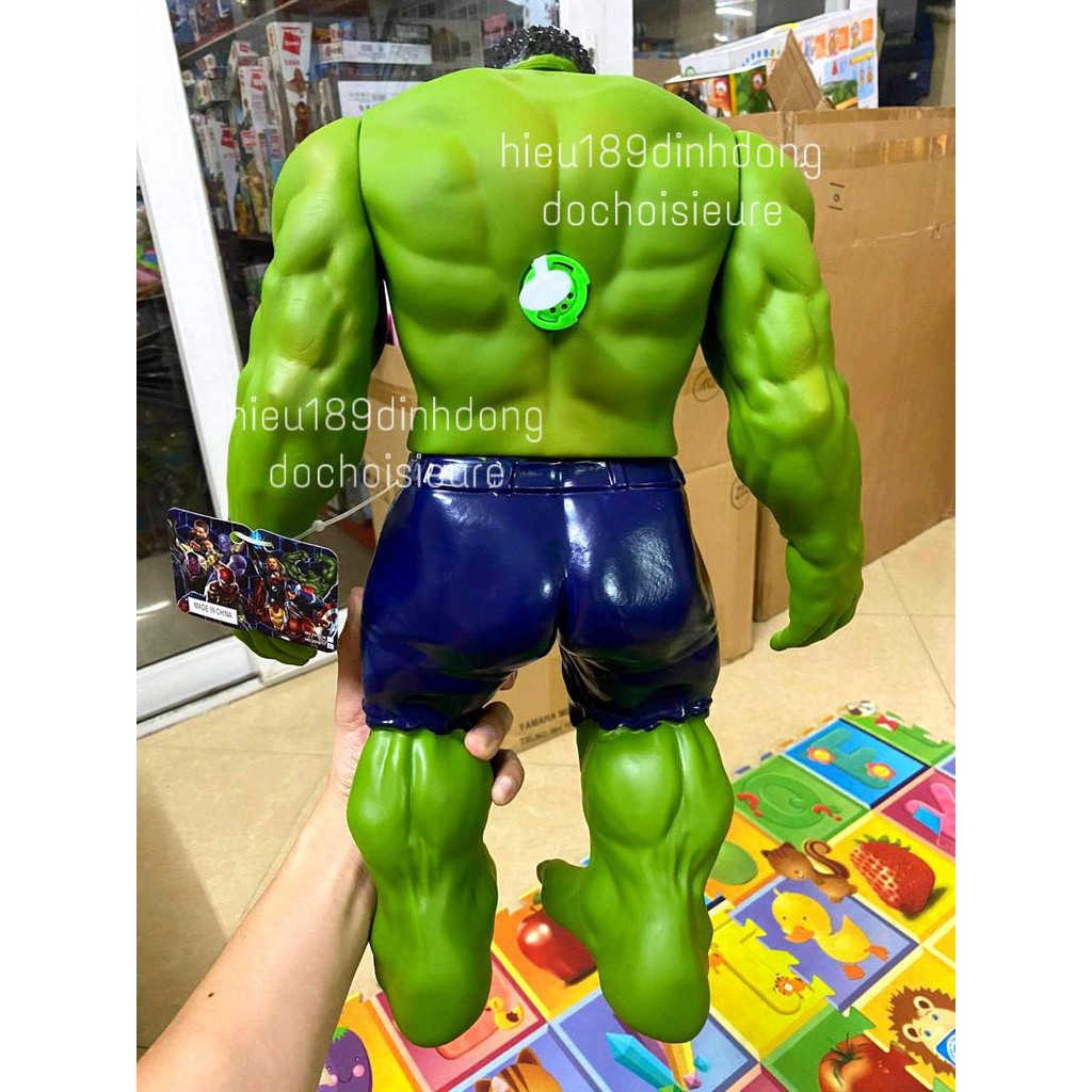 Hulk người khổng lồ xanh cao su cỡ siêu lớn có âm thanh NoBrandcao su