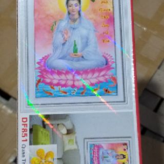 Tranh đính đá Phật quan âm