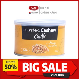 Hạt Điều Casna 💥BIG SALE KHAI TRƯƠNG💥 điều dinh dưỡng vị mật ong thơm ngon, giòn chắc, chất lượng 100g
