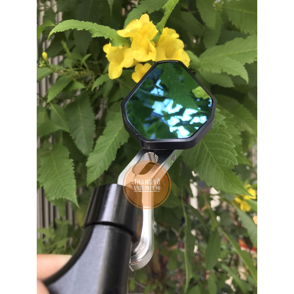 Kính CRG, Gương CRG chân 3D Nhôm CNC đủ màu kính chiếu hậu CRG tất cả xe máy