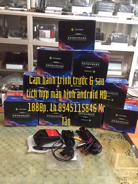 Cam hành trình trước sau lắp màn android 1080p | BigBuy360 - bigbuy360.vn