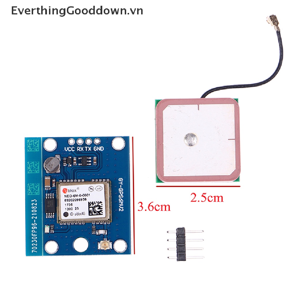 Mô Đun GPS GY-NEO6MV2 NEO-6M NEO6MV2 APM2.5 Kèm Ăng Ten Điều Khiển Bay