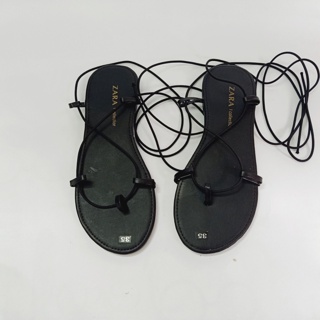 Sandal thắt dây bản ngang - Boho Vintage Style