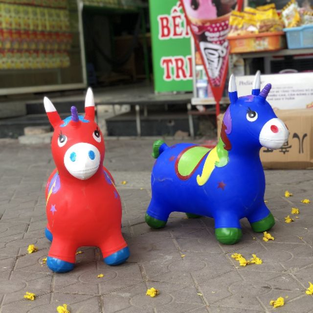 Ngựa nhún unicorn thần tiên, có nhạc