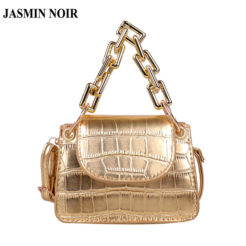 Túi Đeo JASMIN NOIR Chéo Giả Da Cá Sấu Thời Trang Nữ