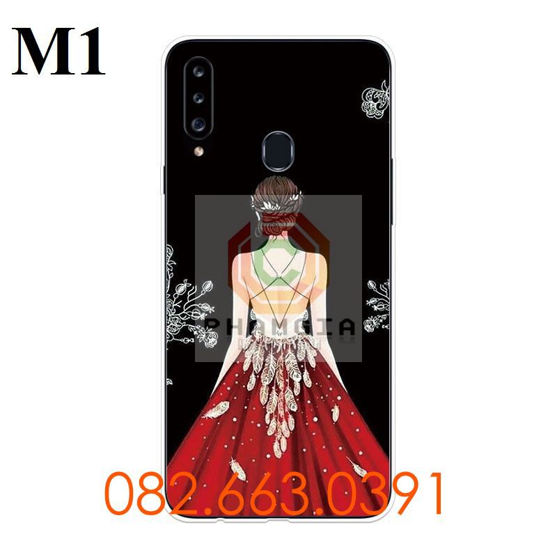 Ốp lưng Samsung A10s dẻo in hình cô gái