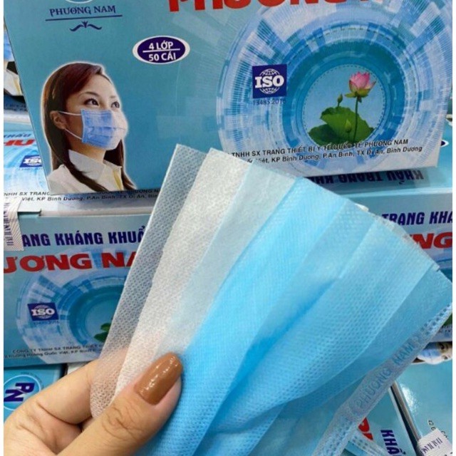 Khẩu Trang Y Tế  Kháng Khuẩn 4 Lớp/Cái