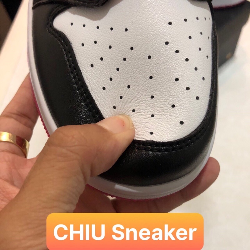 [ CHIU Sneaker ] Giày thể thao jd1 low Hồng da thật cao cấp nam và nữ Jordan 1 cổ thấp