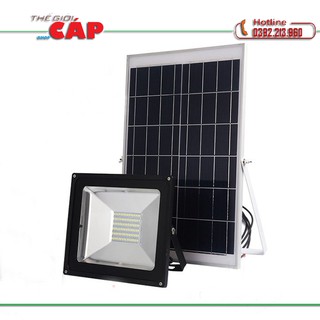 Đèn LED Năng Lượng Mặt Trời Điều Khiển Từ Xa Siêu Sáng IP 65 100W