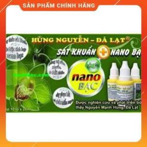 Dung dịch sát khuẩn nano bạc Hùng Nguyễn cho hoa lan lọ 20ml