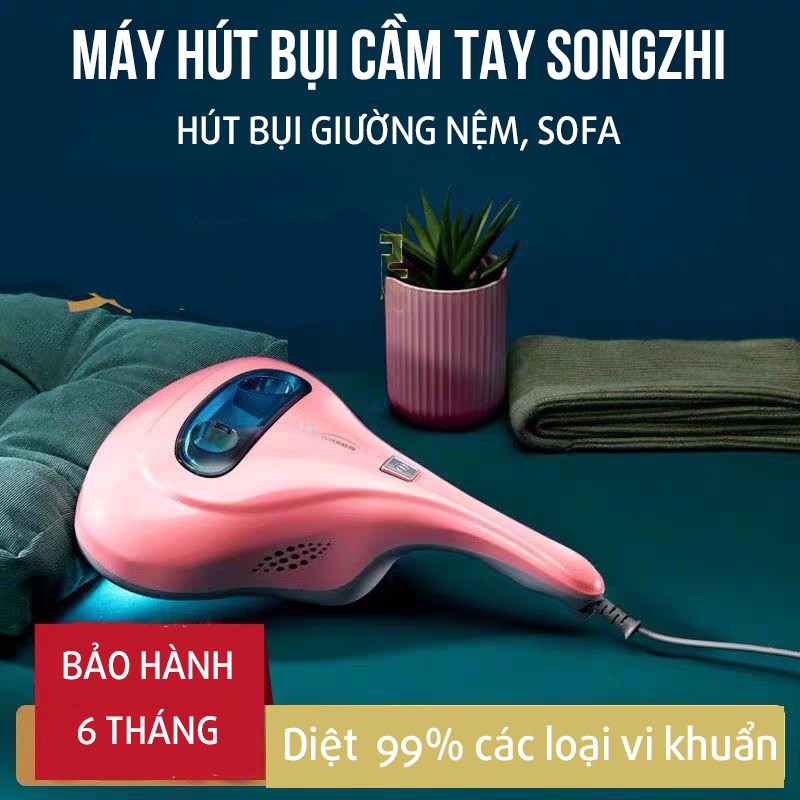 Máy Hút Bụi Cầm Tay Giường Nệm Songzhi Diệt Khuẩn Tia Uv Lọc Bụi Mịn 2.5PM Công Suất 300W Tia UV Diệt Mọi Vi Khuẩn