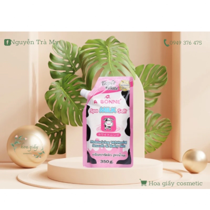 Muối Tắm Tẩy Tế Bào Chết Chiết Xuất Sữa Bò A Bonne Spa Milk Salt