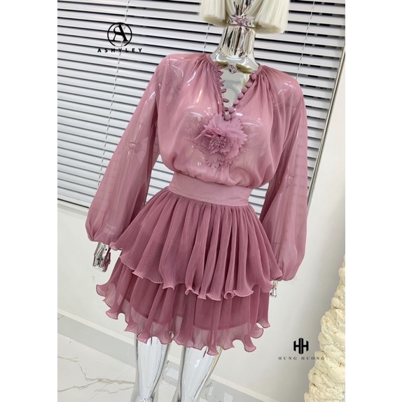 Sét váy dập ly khuy bọc