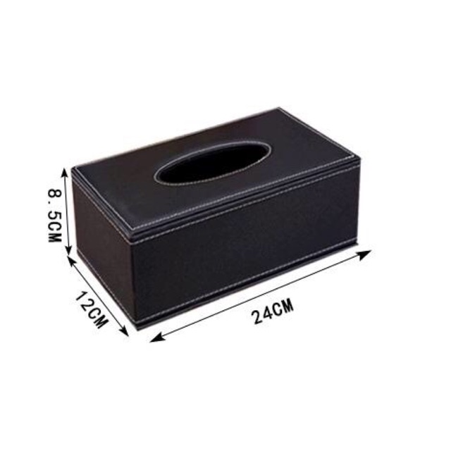 Hộp đựng khăn giấy Da Cao Cấp (Cỡ lớn)