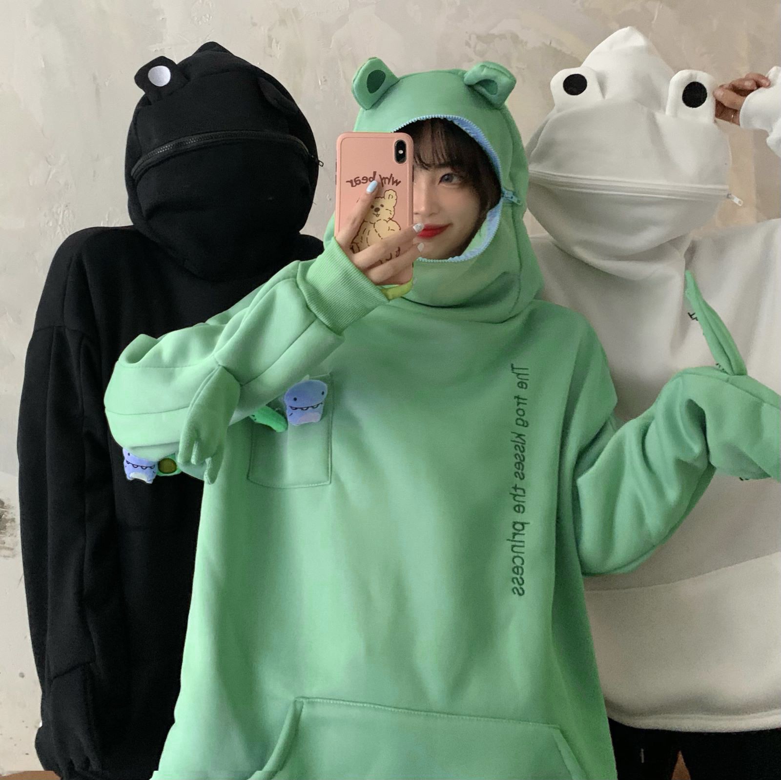 Áo Hoodie Nữ Kiểu Dáng Thời Trang Phong Cách Hàn Quốc
