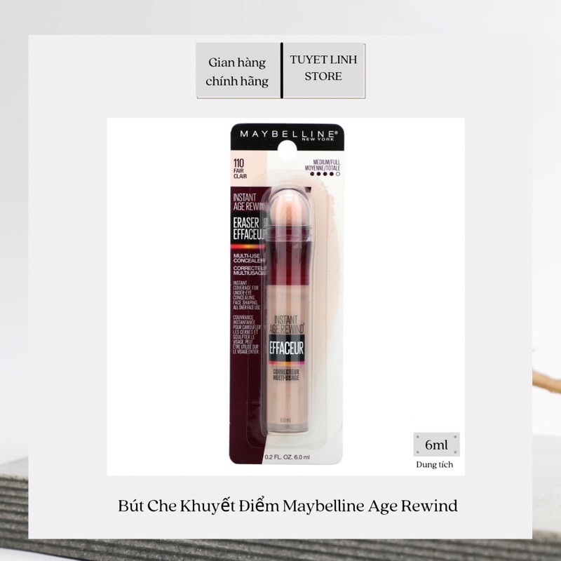 Bút Che Khuyết Điểm Maybelline Instant Age Rewind Eraser 6ml