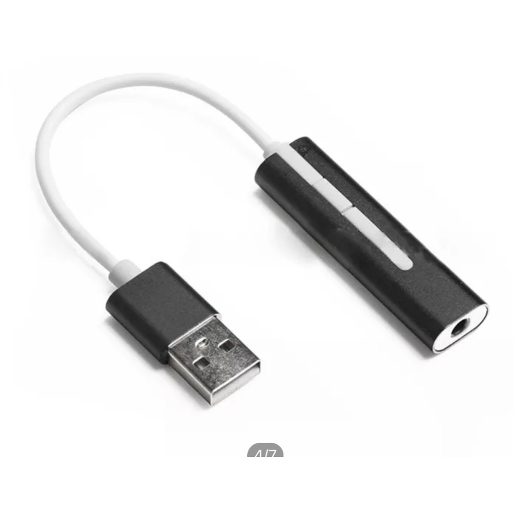Cáp chuyển USB sang âm thanh 2 Trong 1 Tai Nghe Sang 3.5Mm Microphone cho máy tính