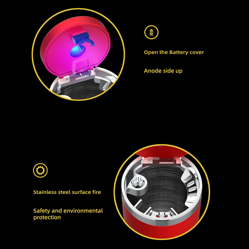 Gạt Tàn Thuốc Có Đèn Led Cho Xe Hơi