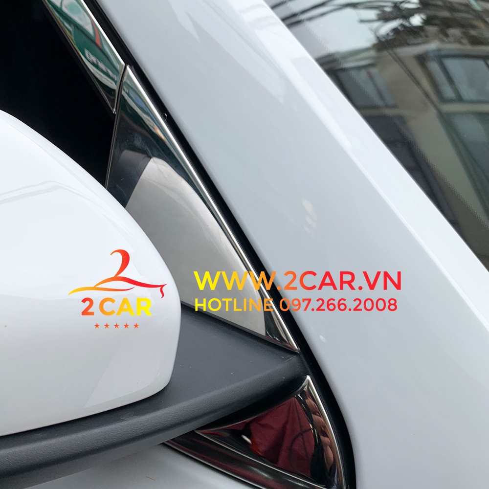 Nẹp viền Cong Kính Xe MG ZS 2021 2022 chất liệu INOX cao cấp