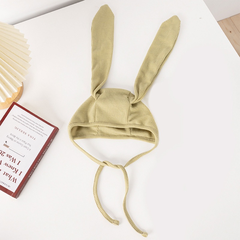 Mũ Tai Thỏ Có Dây Cột Co Giãn Hóa Trang Cho Bé Sơ Sinh