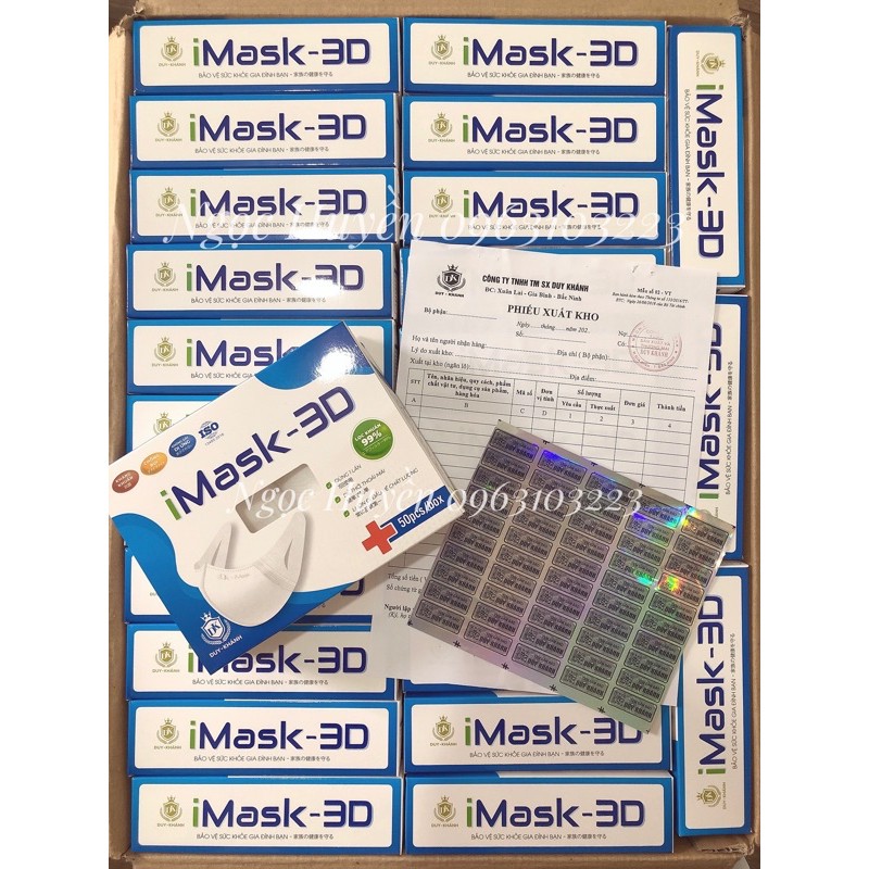 Khẩu Trang 3D Mask<RẺ VÔ ĐỊCH>Vải Kháng Khuẩn Uni,Monji Duy Khánh Chính Hãng Công Ty  Công Nghệ Nhật Bản | BigBuy360 - bigbuy360.vn
