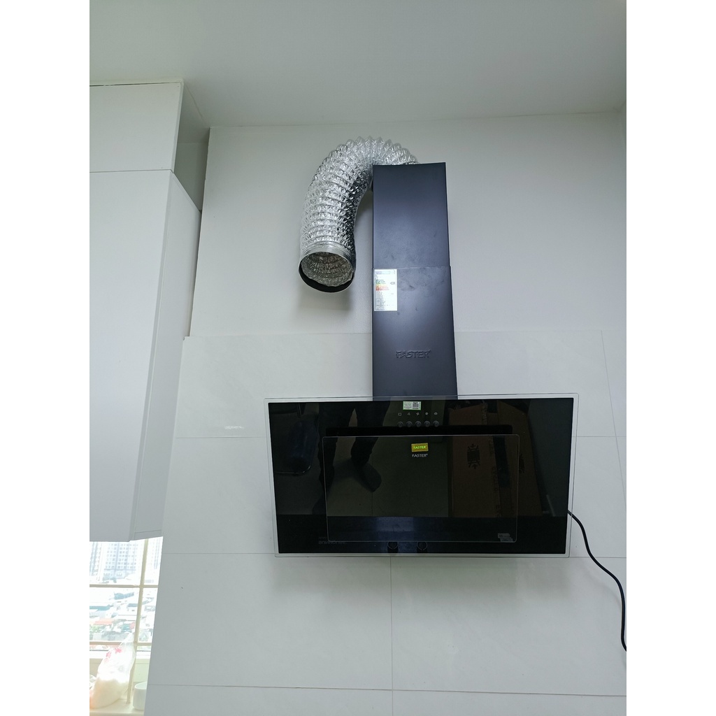 Máy hút mùi kính vát Faster FS 3608B-70 Máy khỏe, Hút êm, Bảo Hành Chính Hãng