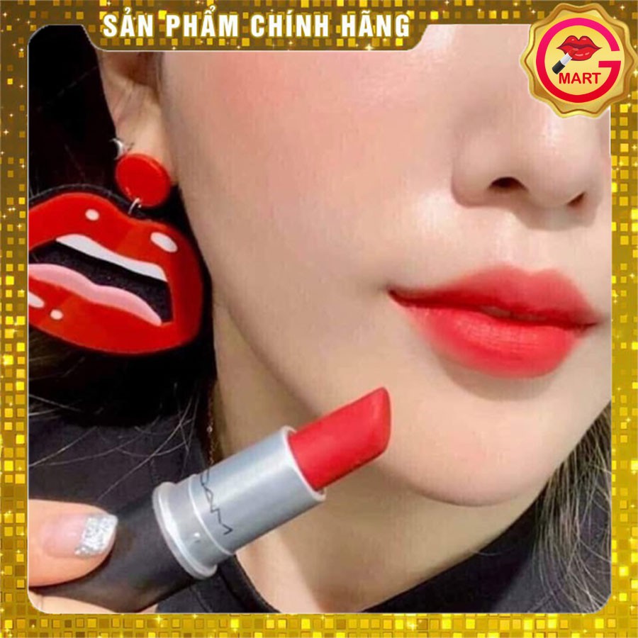 Son Mac chính hãng Ruby Woo, Chili, Marrakesh màu cam cháy đỏ gạch cam đất hot nhất mọi thời đại | BigBuy360 - bigbuy360.vn