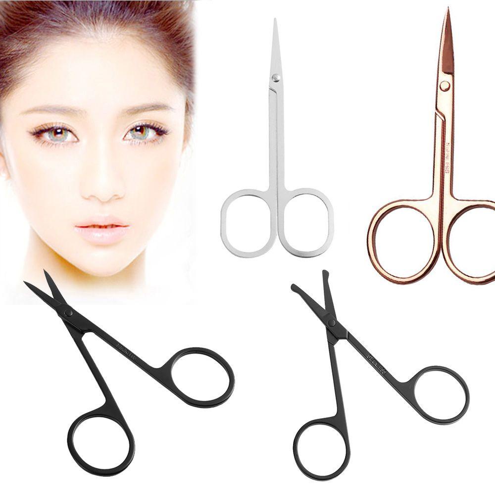 ORIENTLII Kéo Tỉa Lông Mày / Mũi Bằng Thép Không Gỉ Tiện Dụng