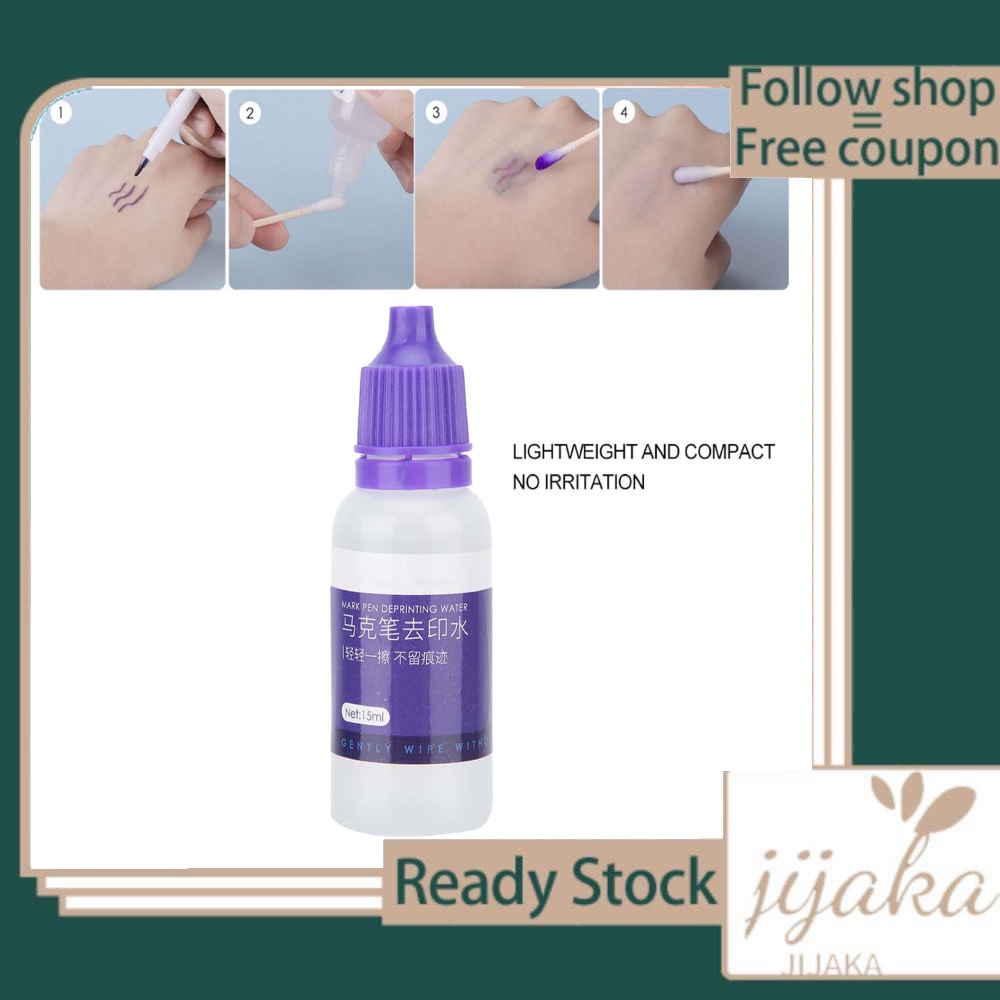 15ml Mark Pen Mark Removal Erasing Liquid Marker Tool Eraser Cleanser Accessory