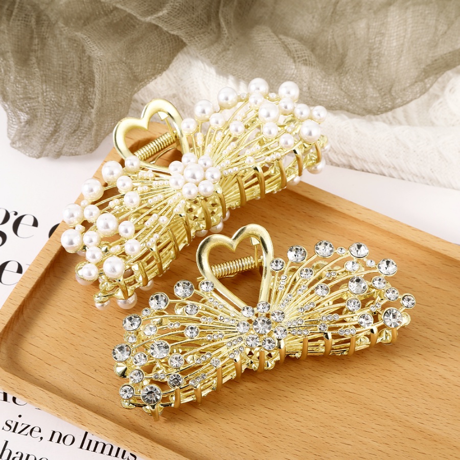 Kẹp Tóc Hình Hoa Đính Ngọc Trai Nhân Tạo Thời Trang Cho Nữ