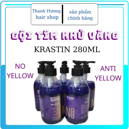 Dầu gội tím khử vàng chai 280ml