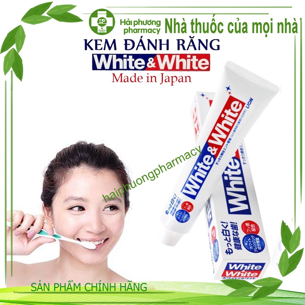 Kem đánh răng white and white của Nhật