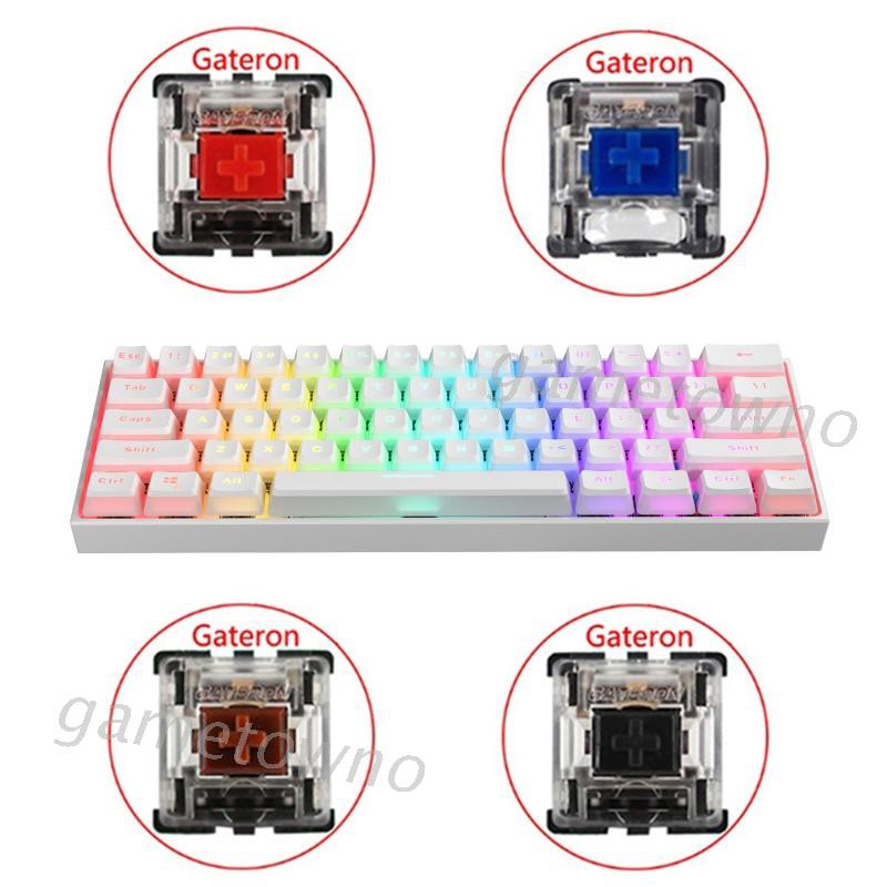 Bàn Phím Cơ Wili 61 Phím Loại C Rgb Led Có Dây