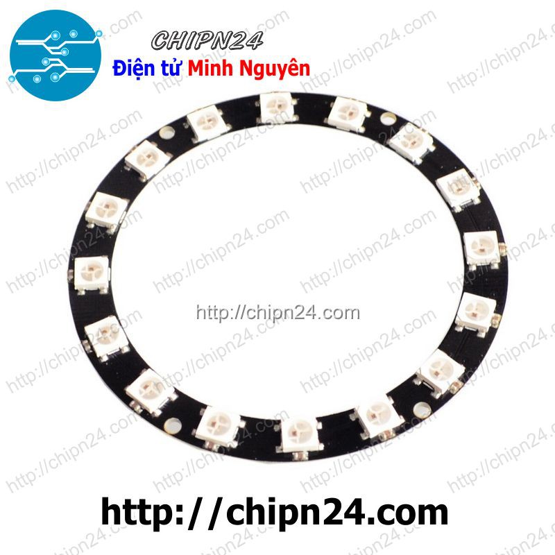 [1 CÁI] (F121.5) Mạch Led RGB Neopixel WS2812 5050 (16 LED TRÒN)