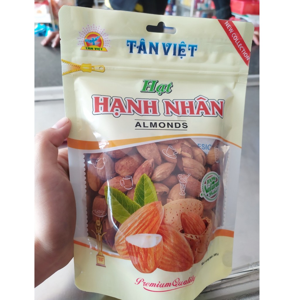 Hạt hạnh nhân Tân Việt gói 300g