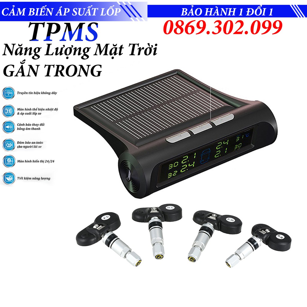 CẢM BIẾN ĐO ÁP SUẤT LỐP TPMS VAN TRONG ,NHIỆT ĐỘ LỐP Ô TÔ XE HƠI CAO CẤP (TAPLO) - SỬ DỤNG NĂNG LƯỢNG MẶT TRỜI