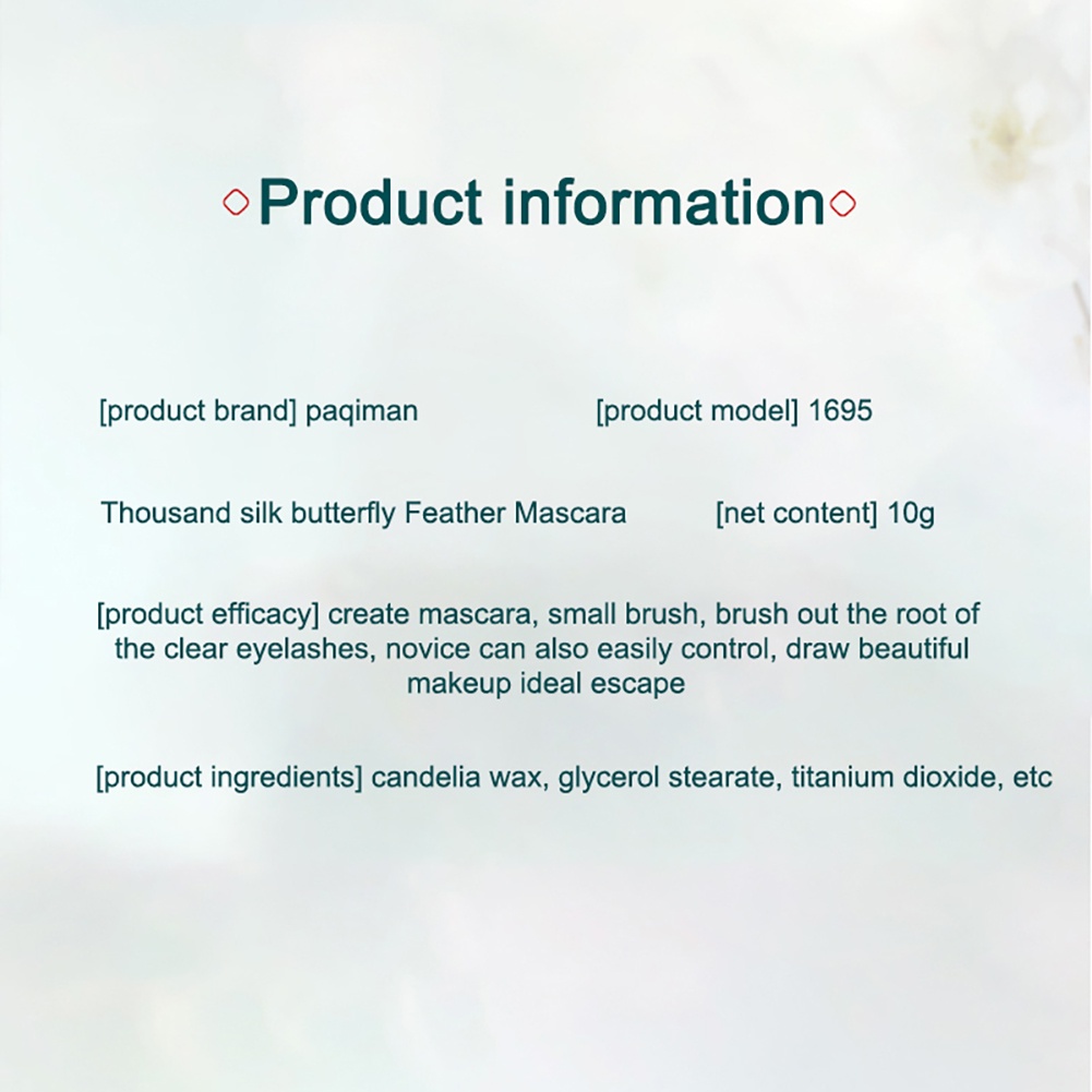 Mascara đầu cọ mịn chống nước chống mồ hôi không nhòe | BigBuy360 - bigbuy360.vn