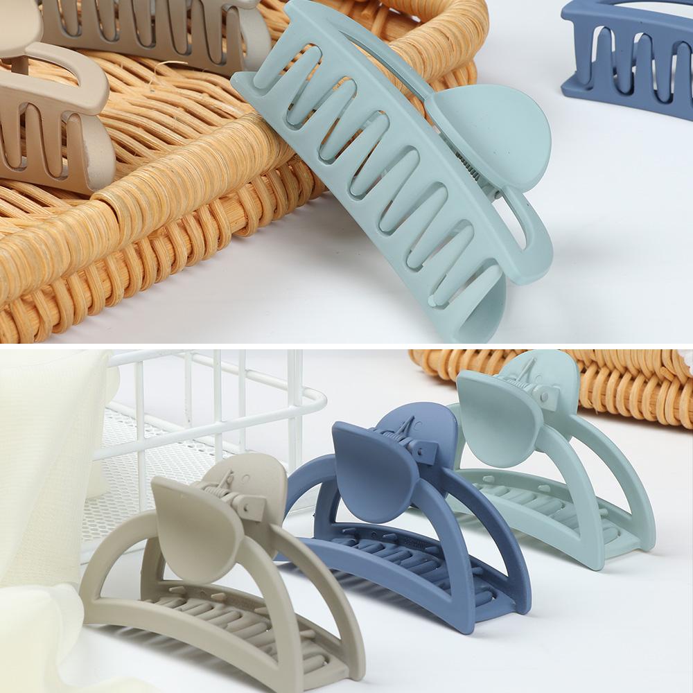 CACTU Kẹp Tóc Nhựa Màu Sắc Ngọt Ngào Xinh Xắn