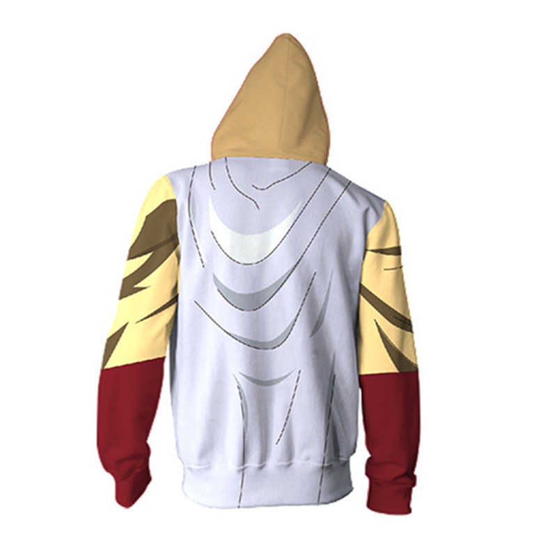 Áo khoác dáng rộng tay dài họa tiết nhân vật saitama độc đáo cho nam