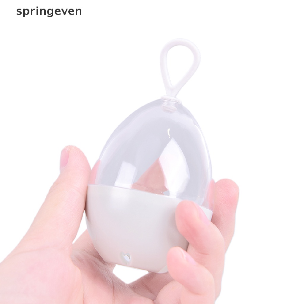 Springeven Hộp Đựng Mút Trang Điểm Hình Trứng Thoáng Khí Chống Mốc Đựng Mút Trang Điểm Du Lịch